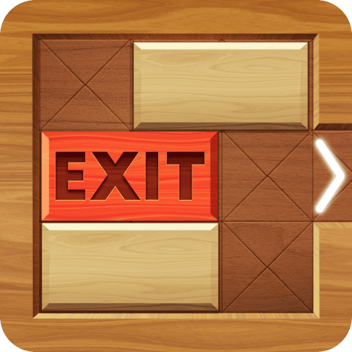 Play EXIT : unblock red wood block Online