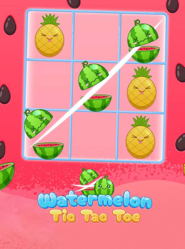 Play Watermelon Tic Tac Toe Online